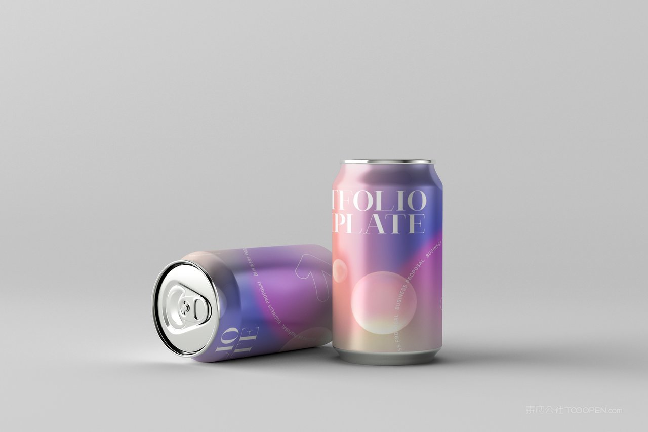 饮料易拉罐样机