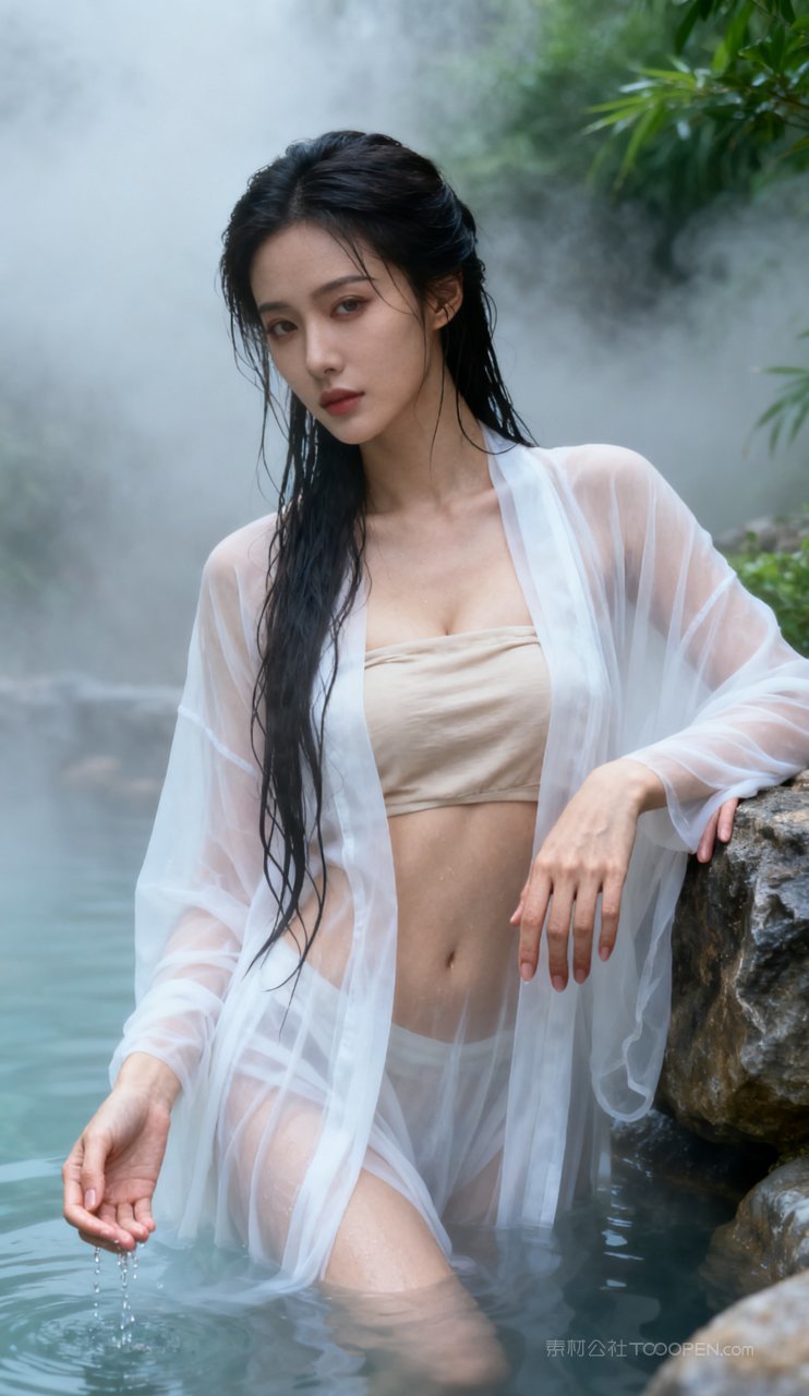 性感美女妩媚美艳汉服古风大胸