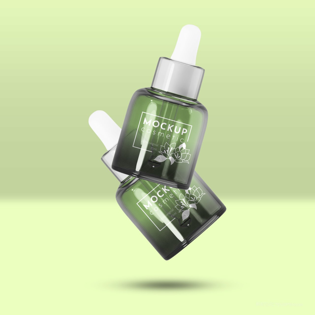 杀蚊液玻璃瓶包装样机