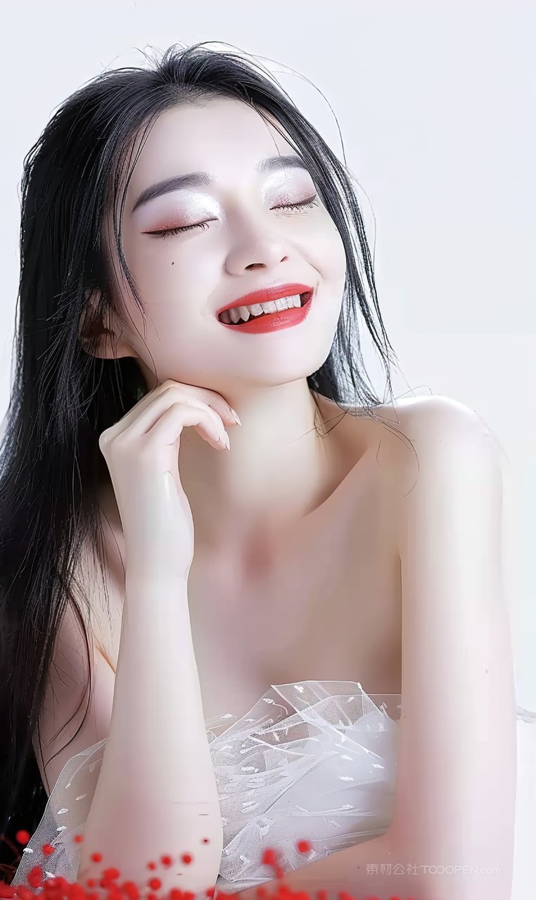 美女时尚美白彩妆青年护肤清纯个性女性