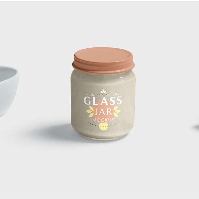 玻璃罐模型样机