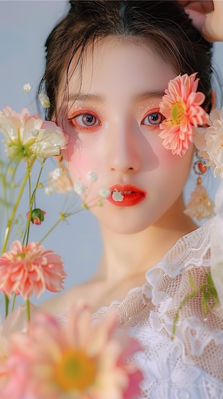 年轻少女模特清纯写真甜美美女