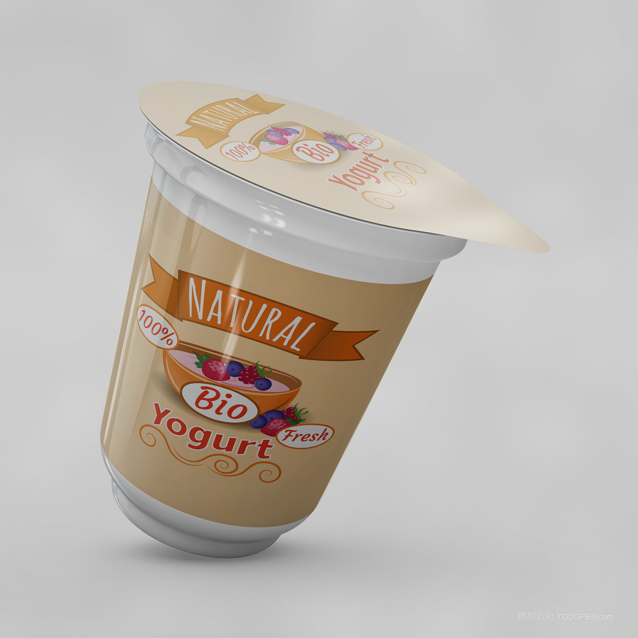 食品包装奶制品包装贴图样机