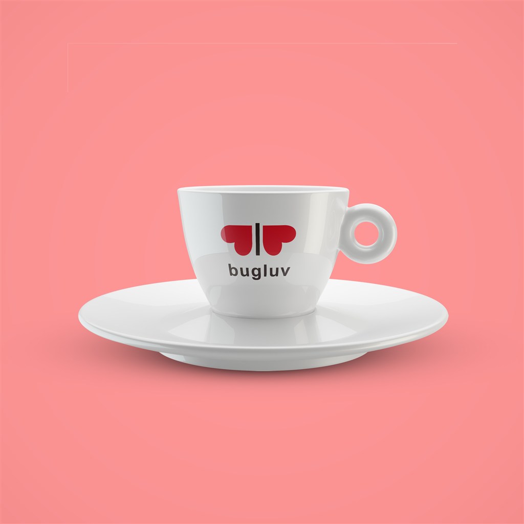 白色咖啡杯餐具样机