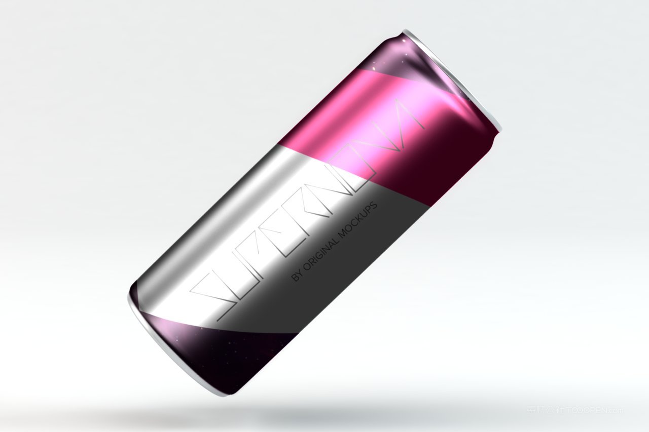 酒水饮料易拉罐样机psd素材