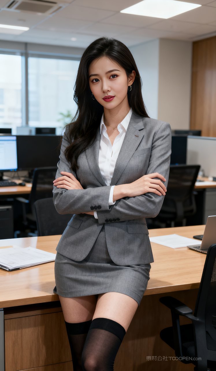 性感美腿时尚丝袜短裙写真美女