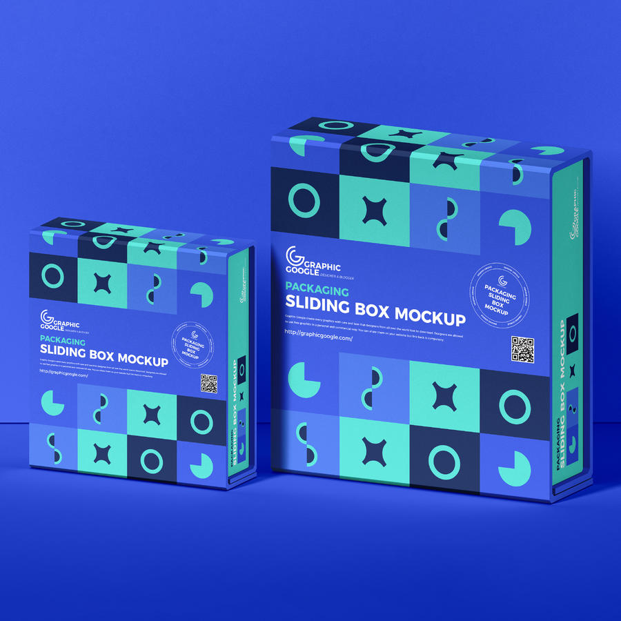 滑动包装盒样机