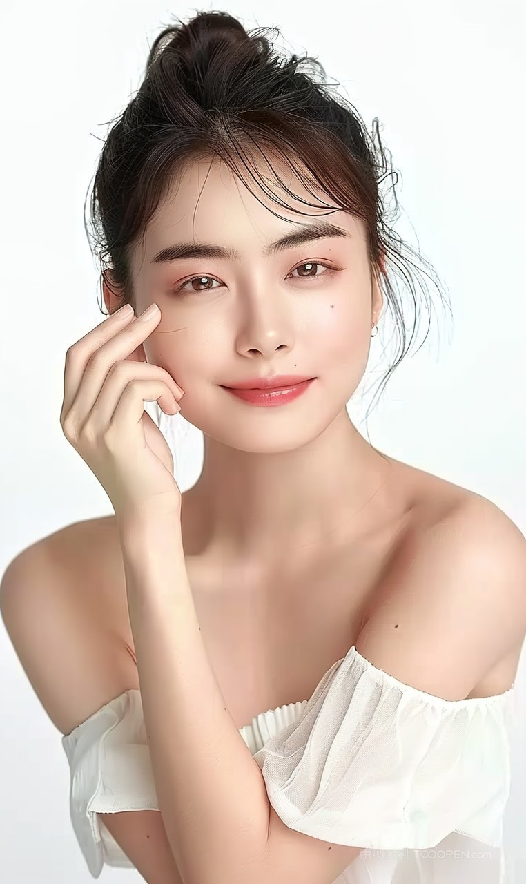 少女美女时尚美容优美清纯魅力盛装彩妆