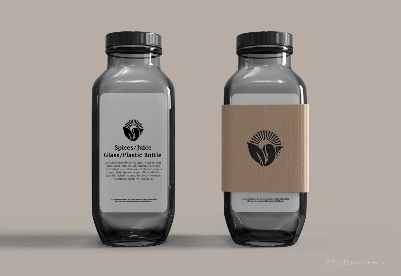 饮料玻璃瓶样机