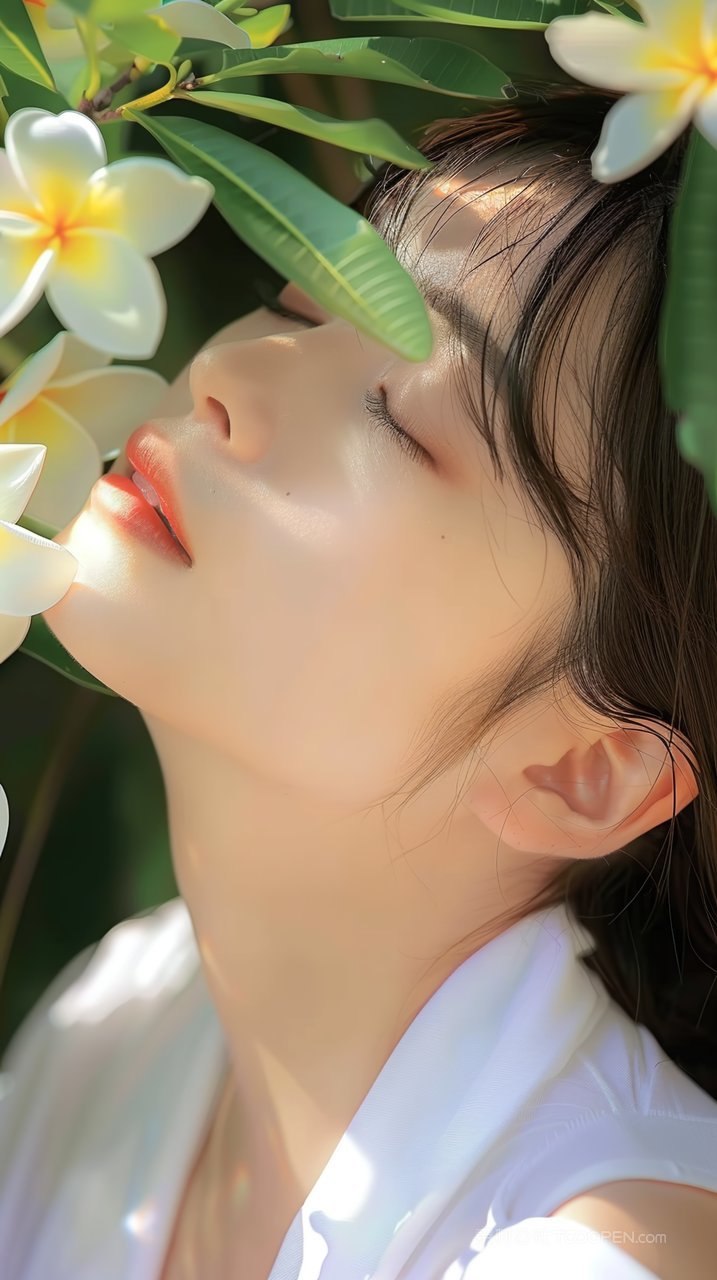 年轻甜美写真模特少女清纯美女