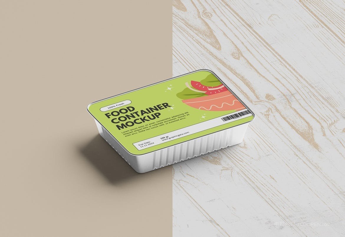 铝制食品容器样机