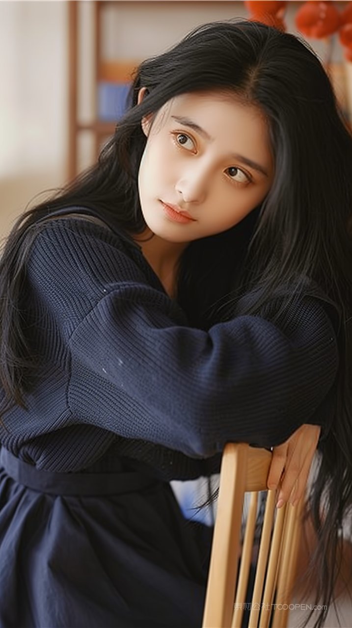 模特年轻美女清纯写真少女