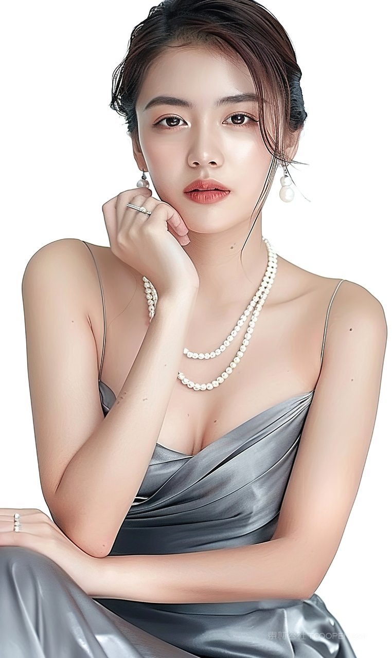 盛装活力美女气质彩妆美容青春女性魅力美发