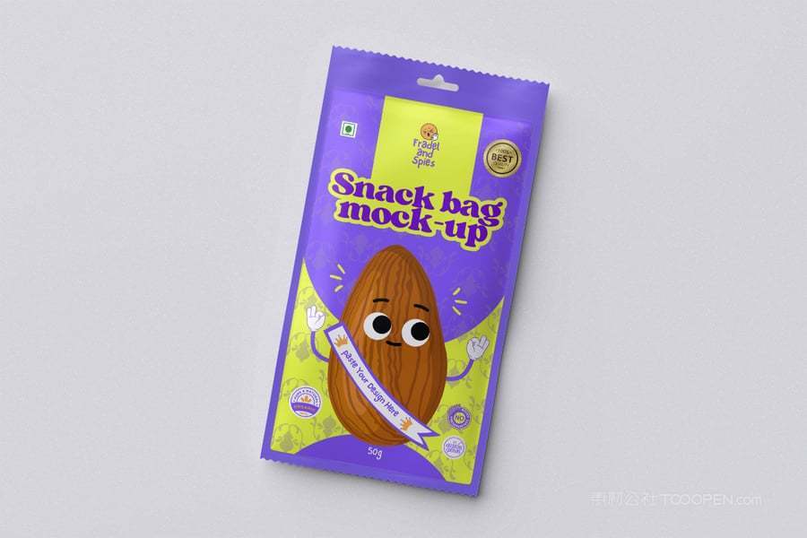 小吃袋包装样机