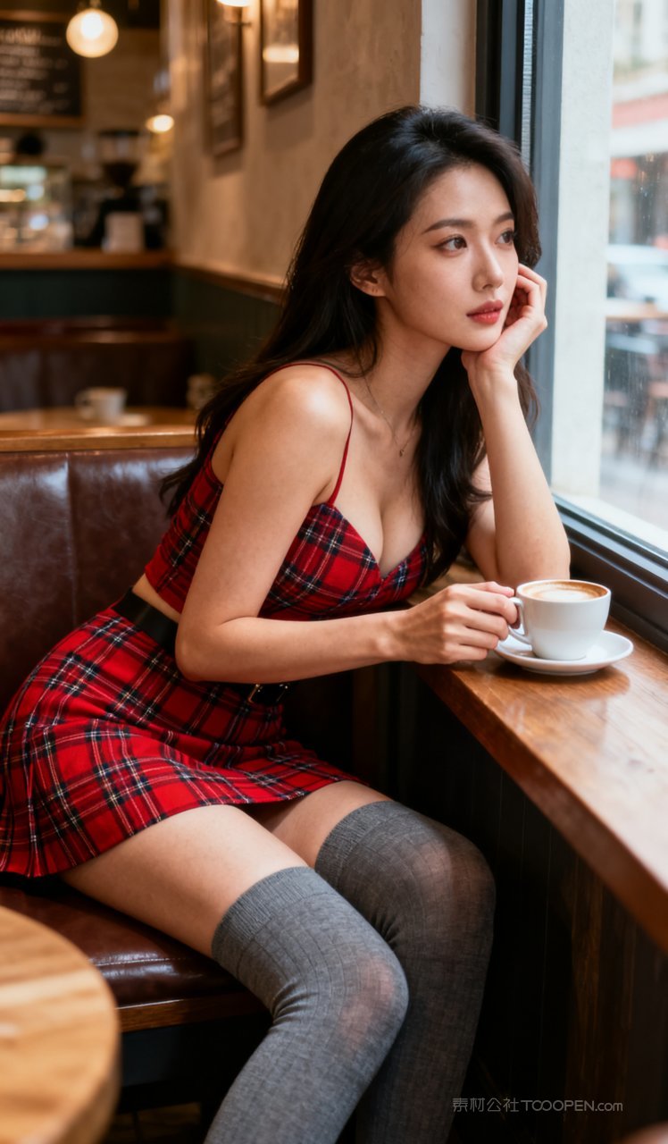 美女时尚性感丝袜短裙少女气质