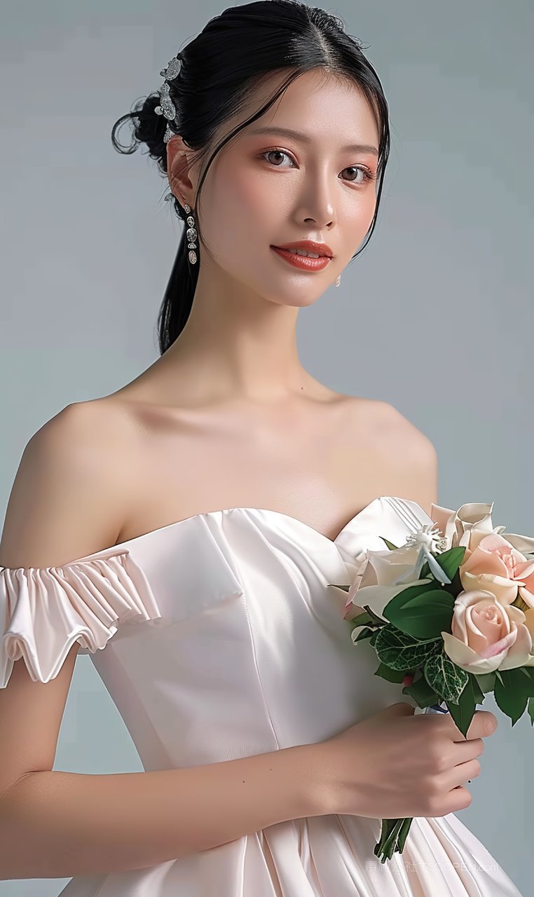 彩妆美白美女端庄青春美容时尚女性魅力高雅