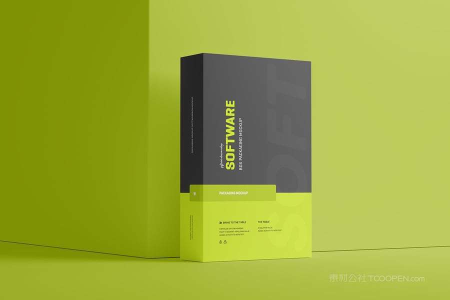 软件盒包装样机