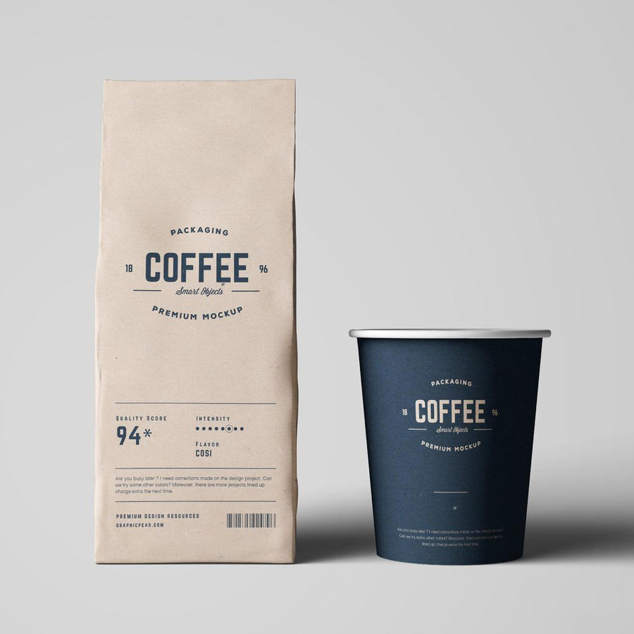 咖啡包装样机