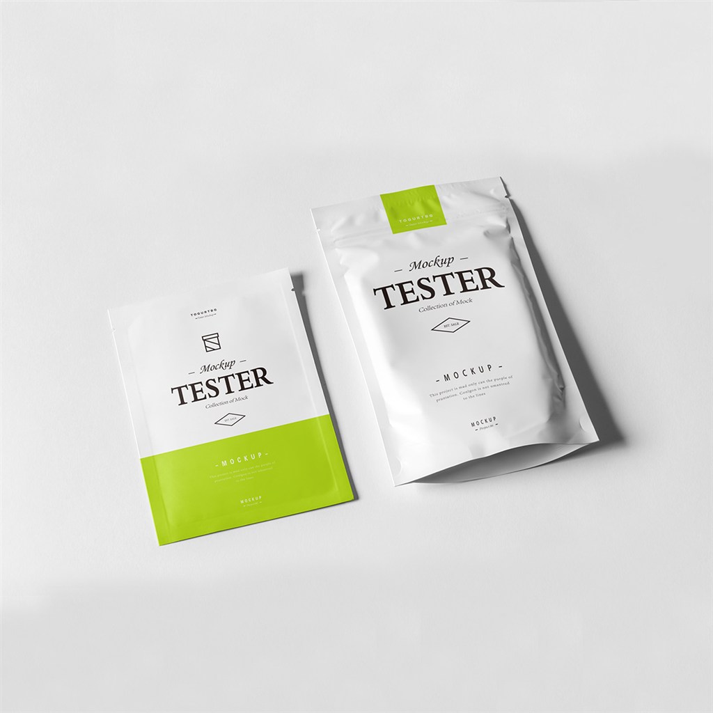 茶叶包装袋样机贴图模板