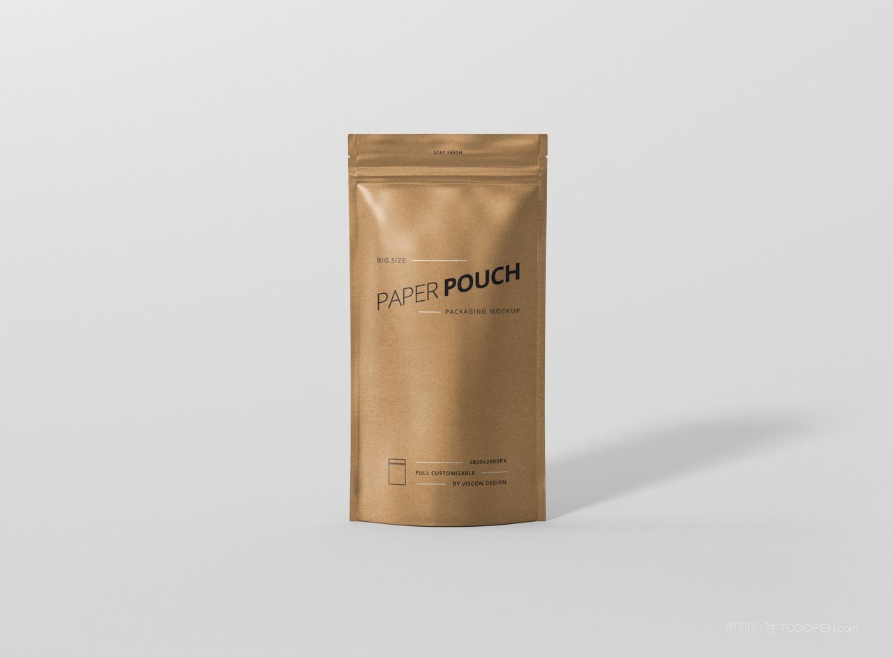 食品塑料包装样机psd模板