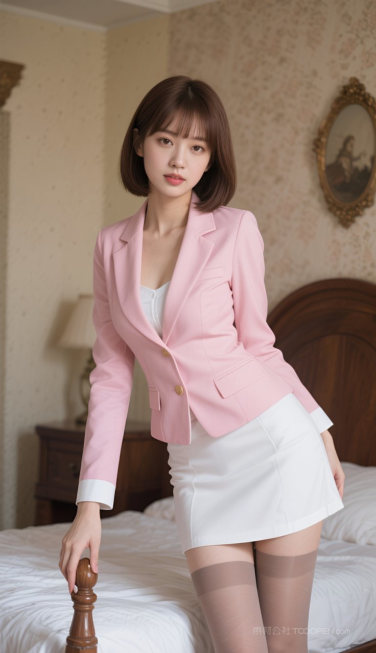 丝袜少女长腿美女短裙模特制服美腿