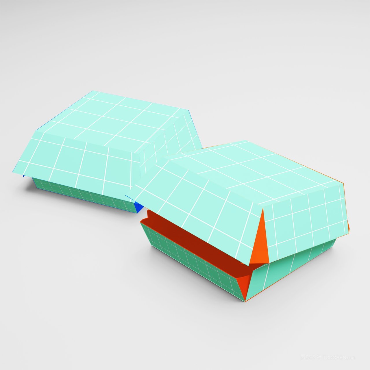 外卖快餐盒样机