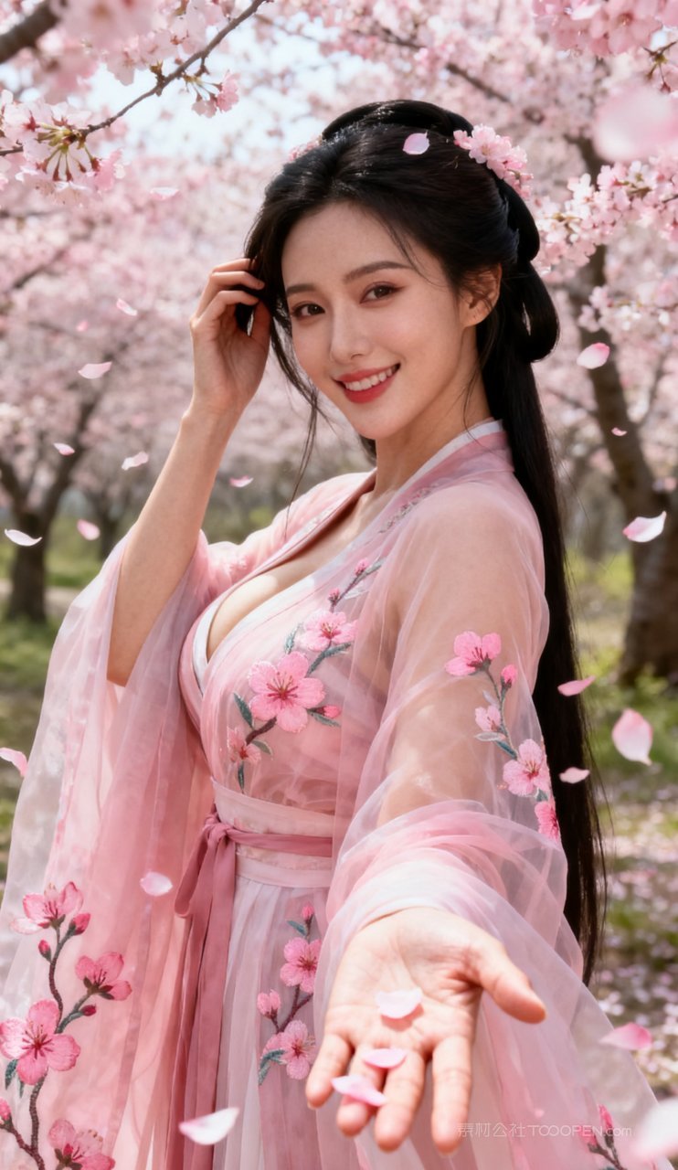 性感美女女性写真丰腴美艳古风汉服