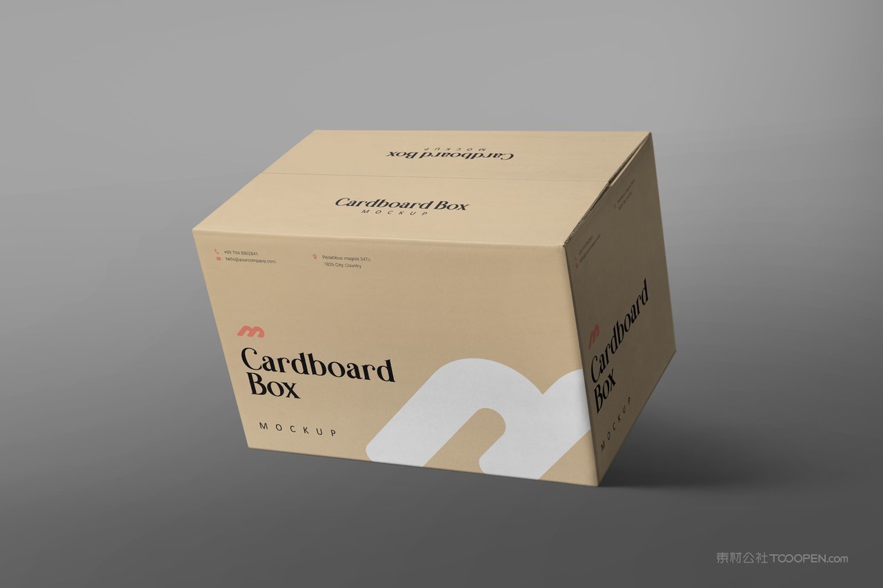 纸板箱包装样机