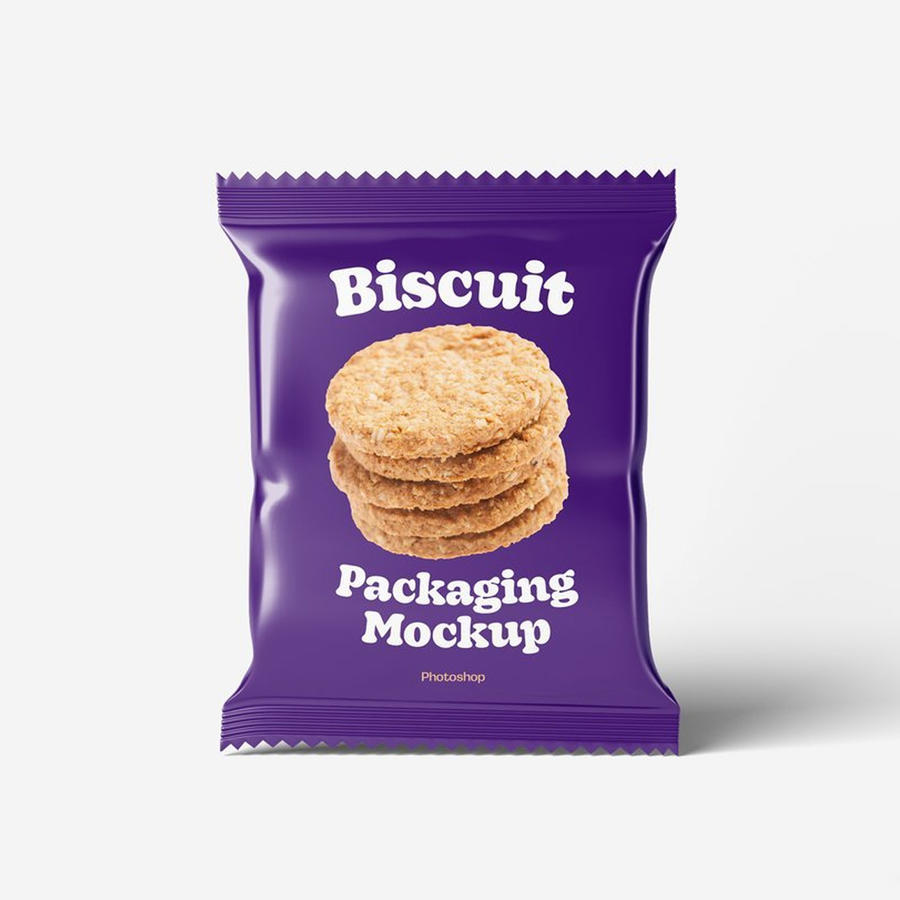 零食饼干包装样机