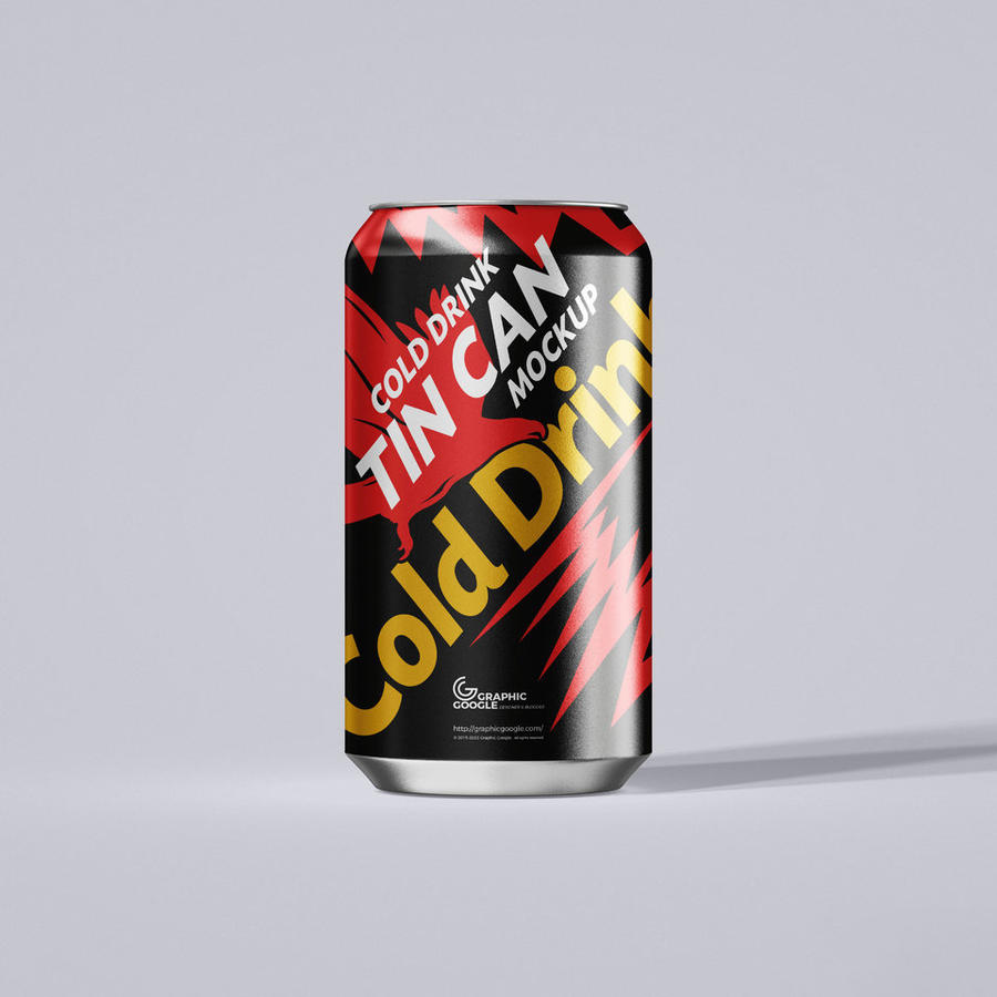 啤酒饮料易拉罐样机