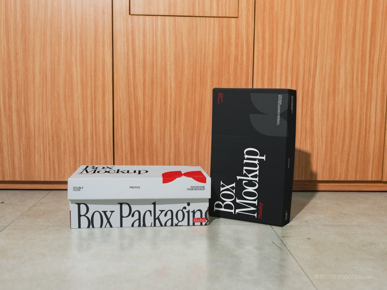 鞋子盒包装样机