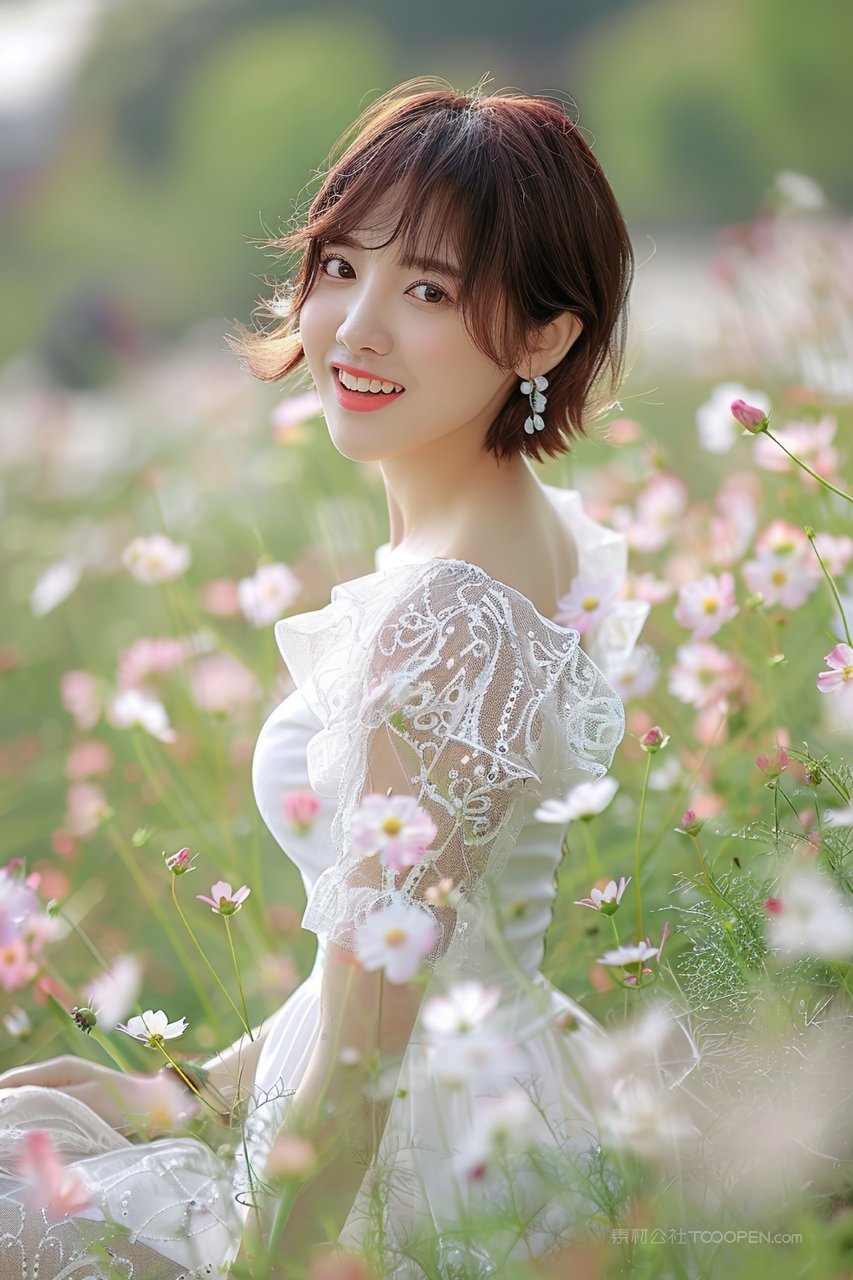 时尚青春清纯年轻魅力彩妆女性优美美女