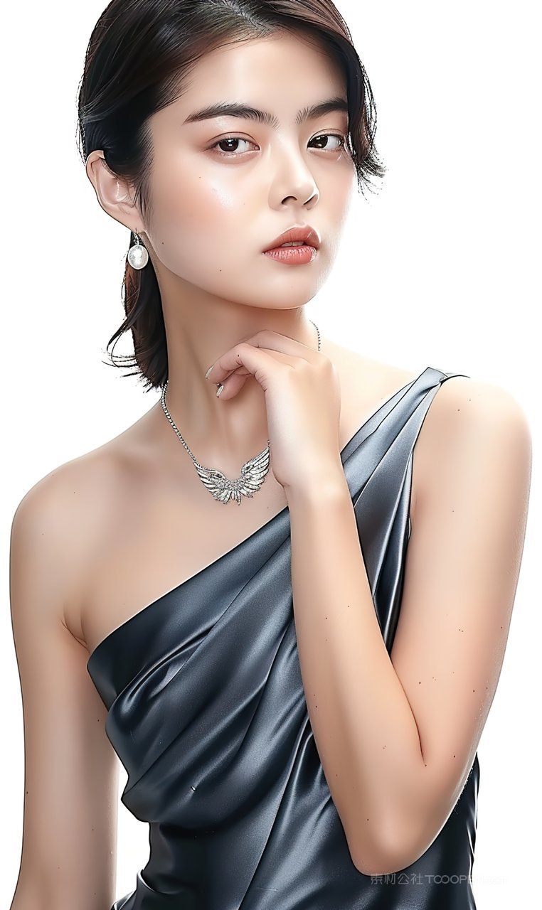 美白时尚彩妆魅力美女高雅青春端庄美容女性