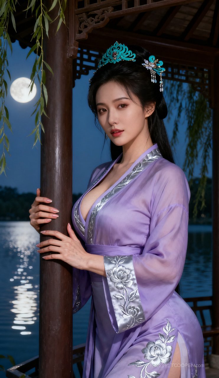 性感少女美女古风美艳妩媚大胸汉服