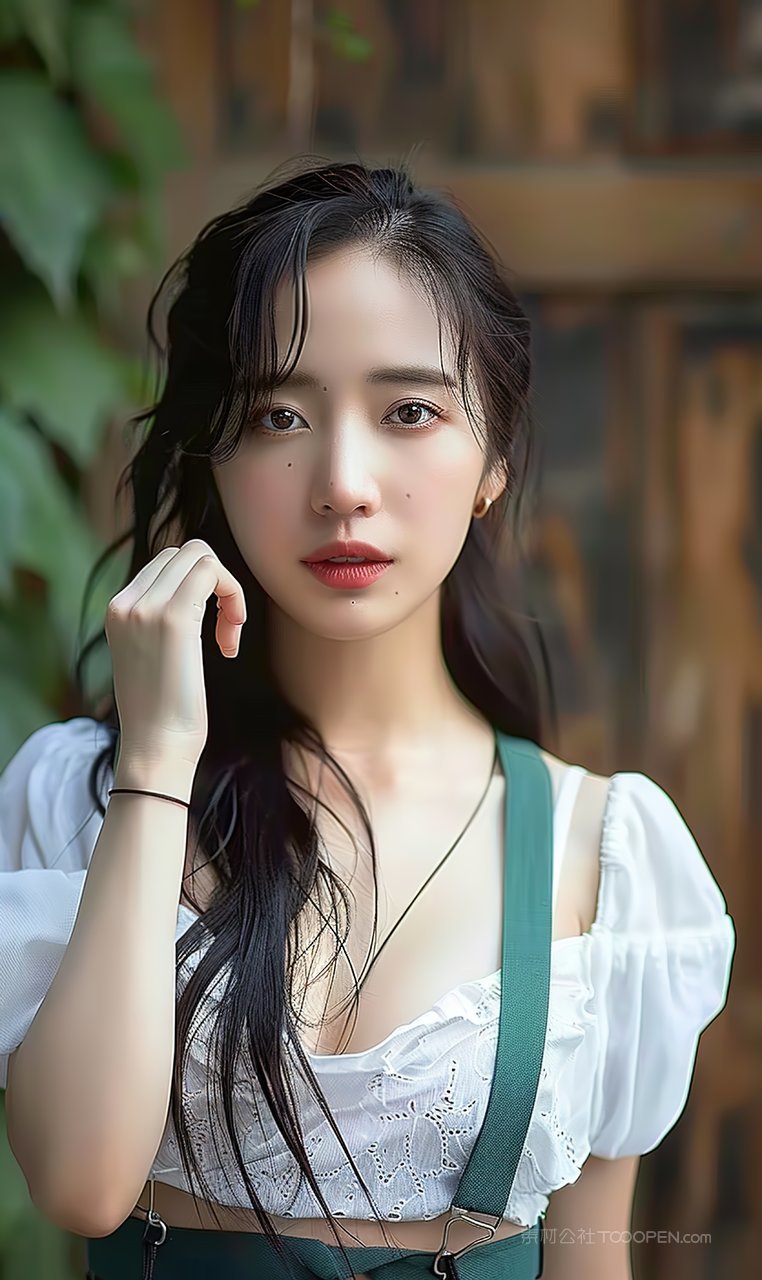 个性时尚女性美女护肤清纯彩妆青年美白