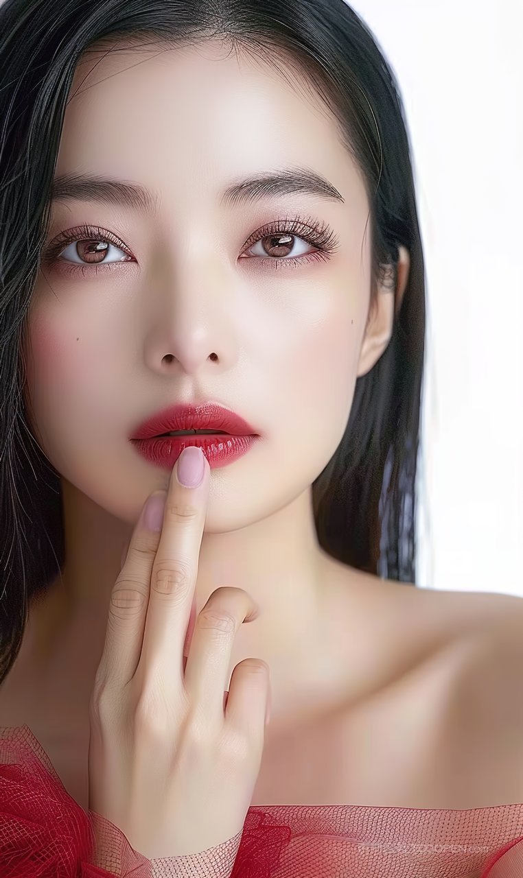 美容魅力时尚美女彩妆优美清纯