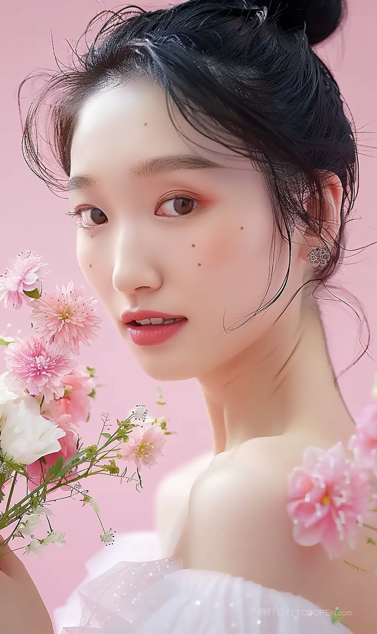 女性护肤迷人高雅魅力美白气质少女美妆