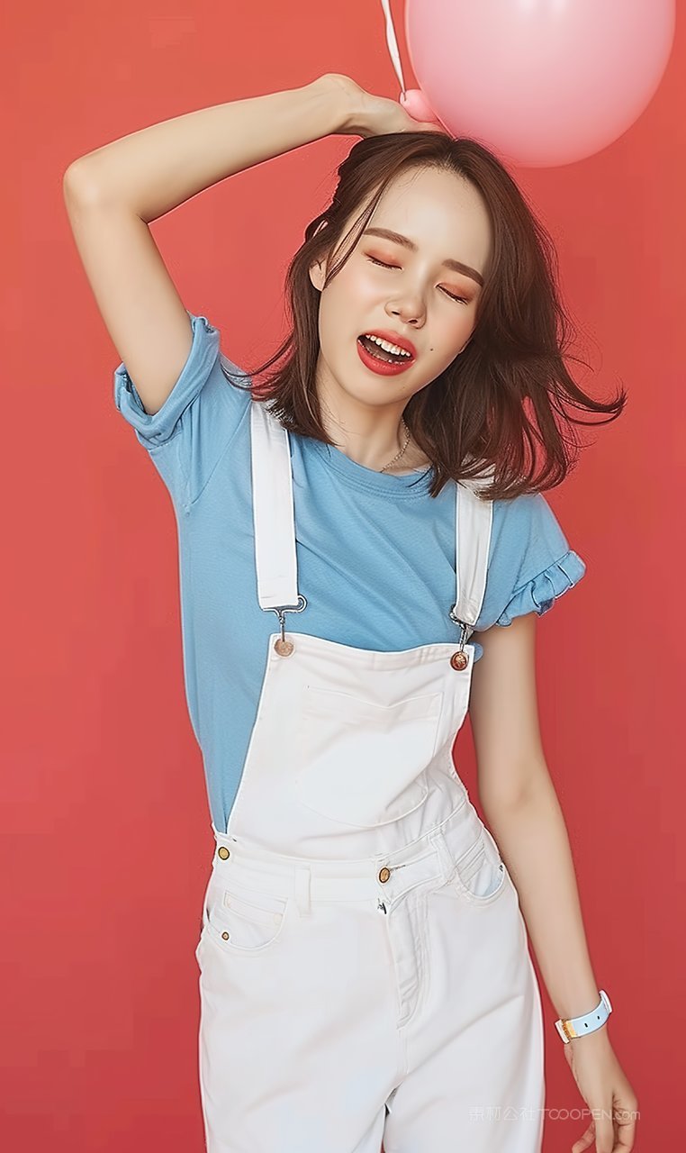 彩妆美容美女气质女性盛装青春活力