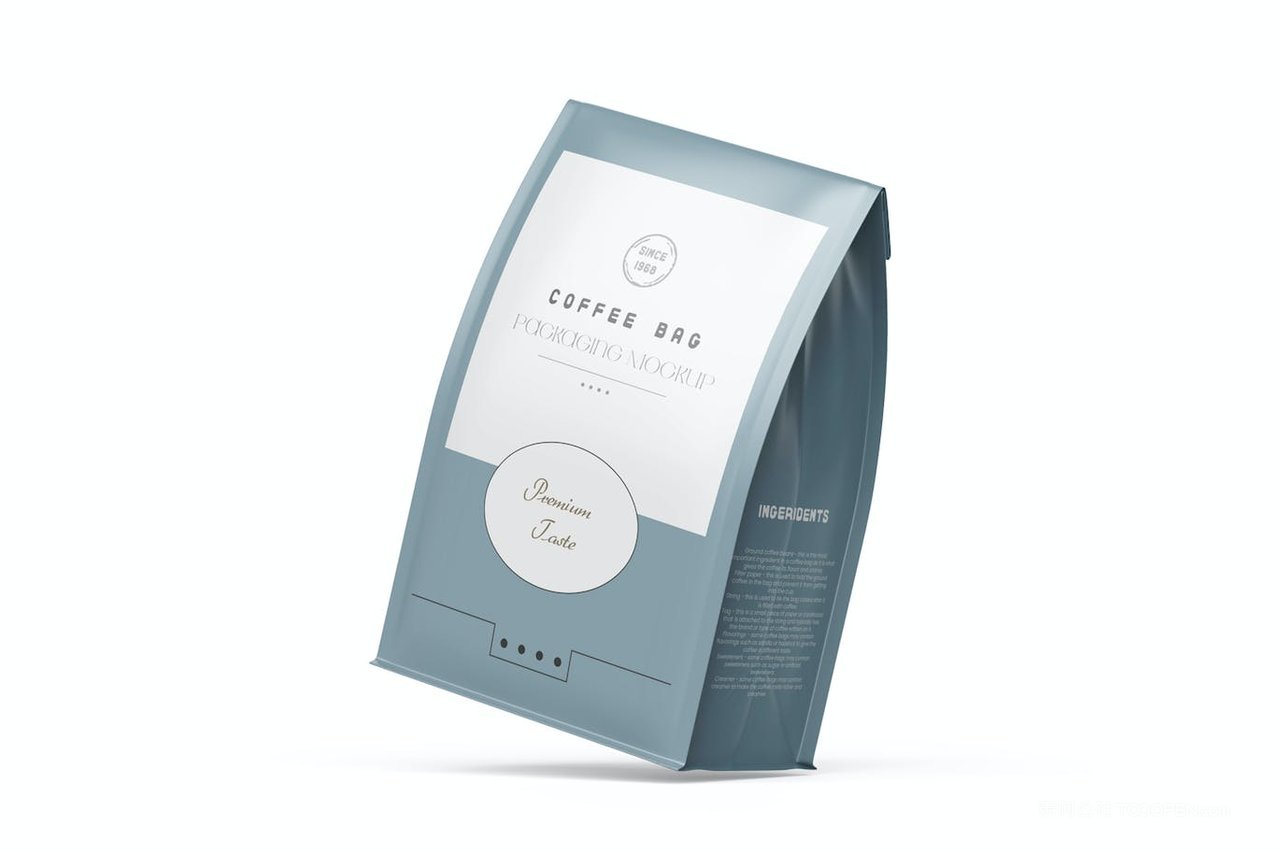 哑光零食包装袋样机