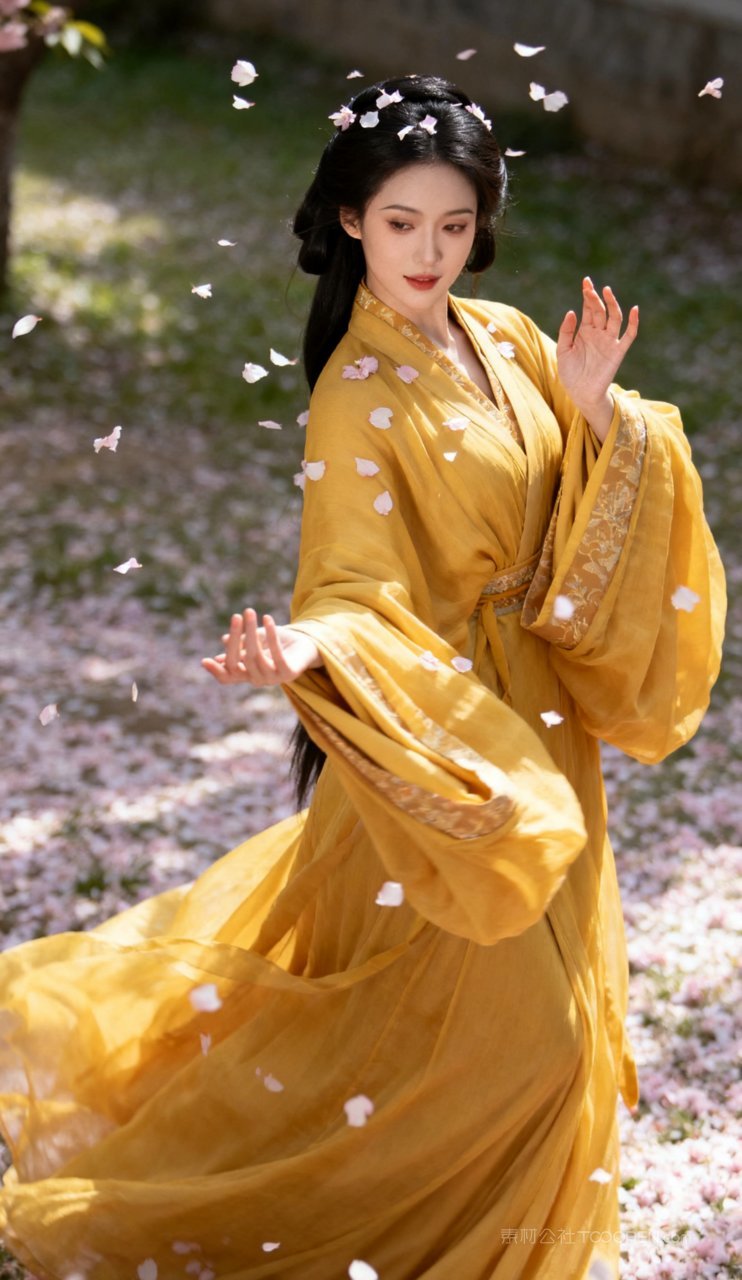 美艳美女女性古风汉服丰腴性感