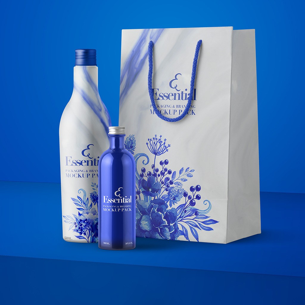 酒瓶包装设计样机