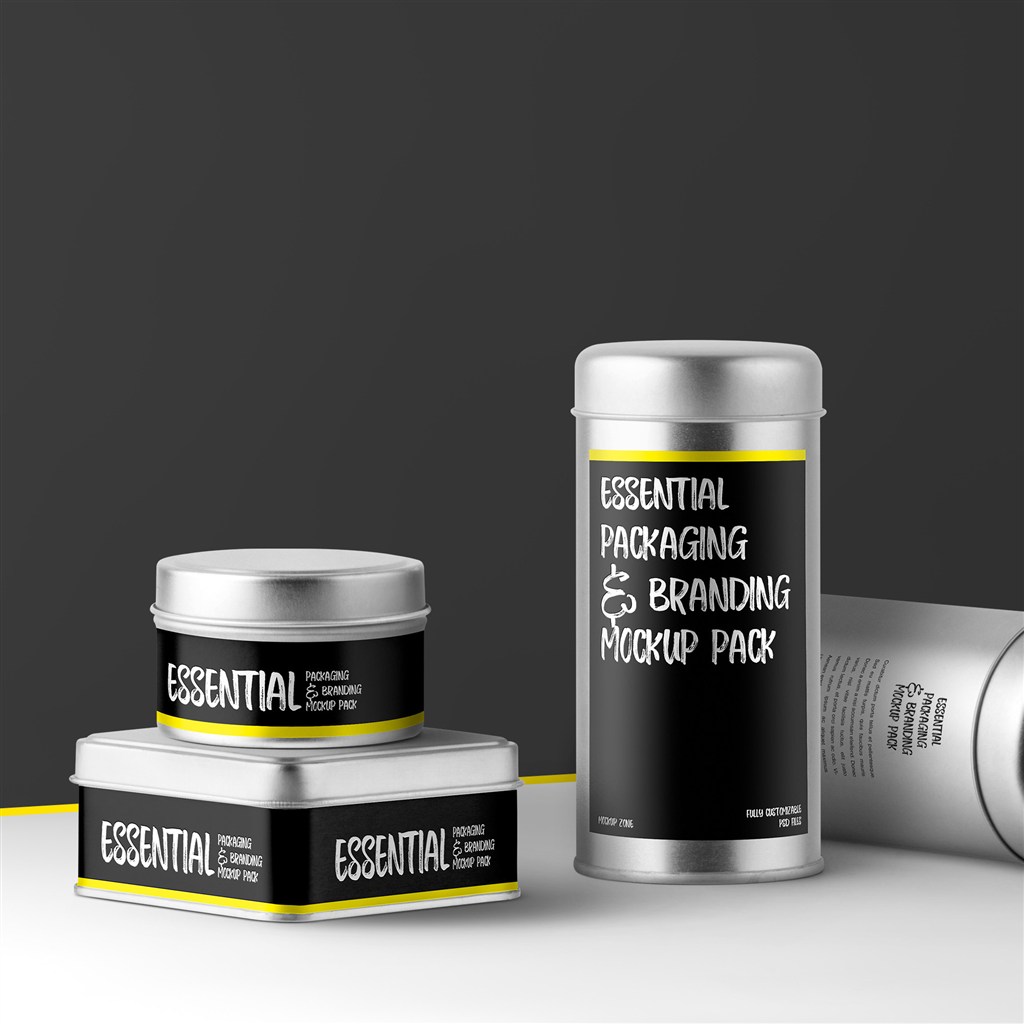 铁盒铝盒包装设计样机