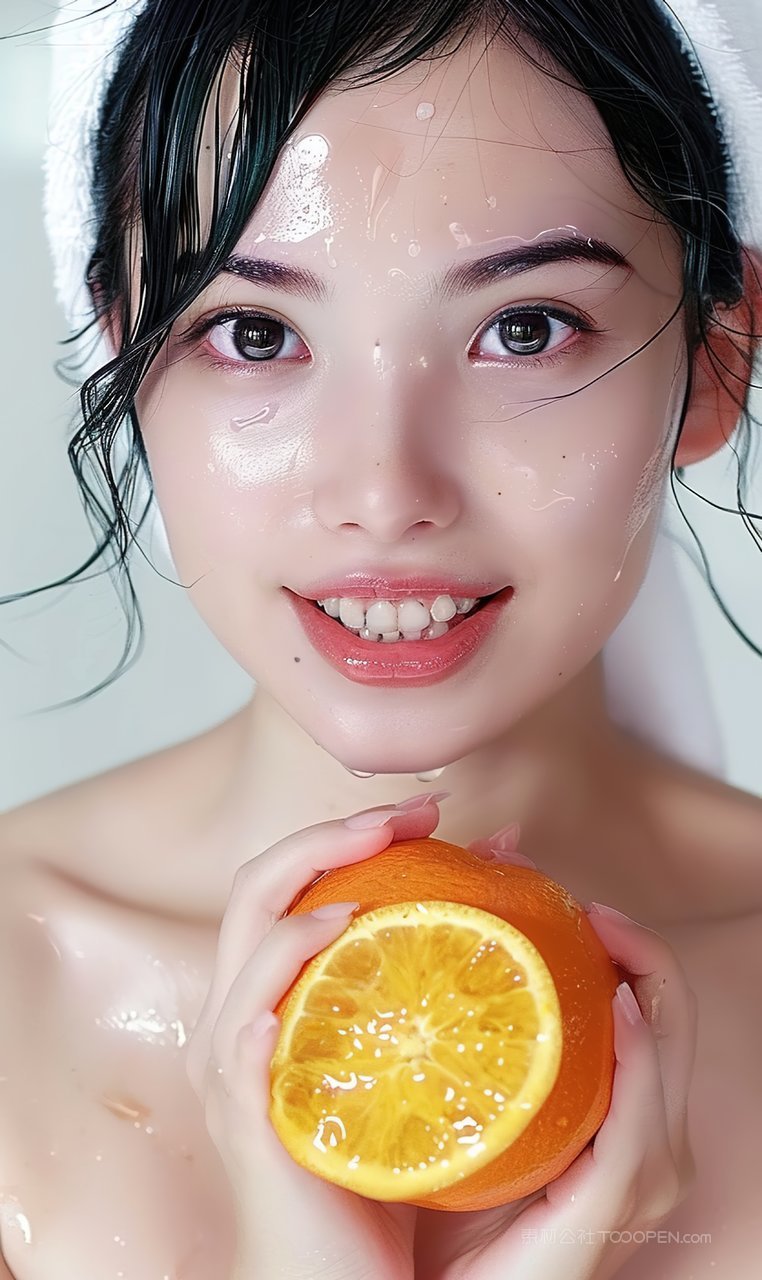 女性美女美白美容高清少女彩妆清纯迷人魅力