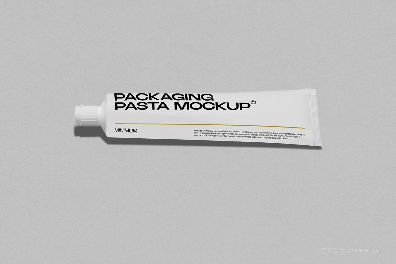 牙膏包装样机
