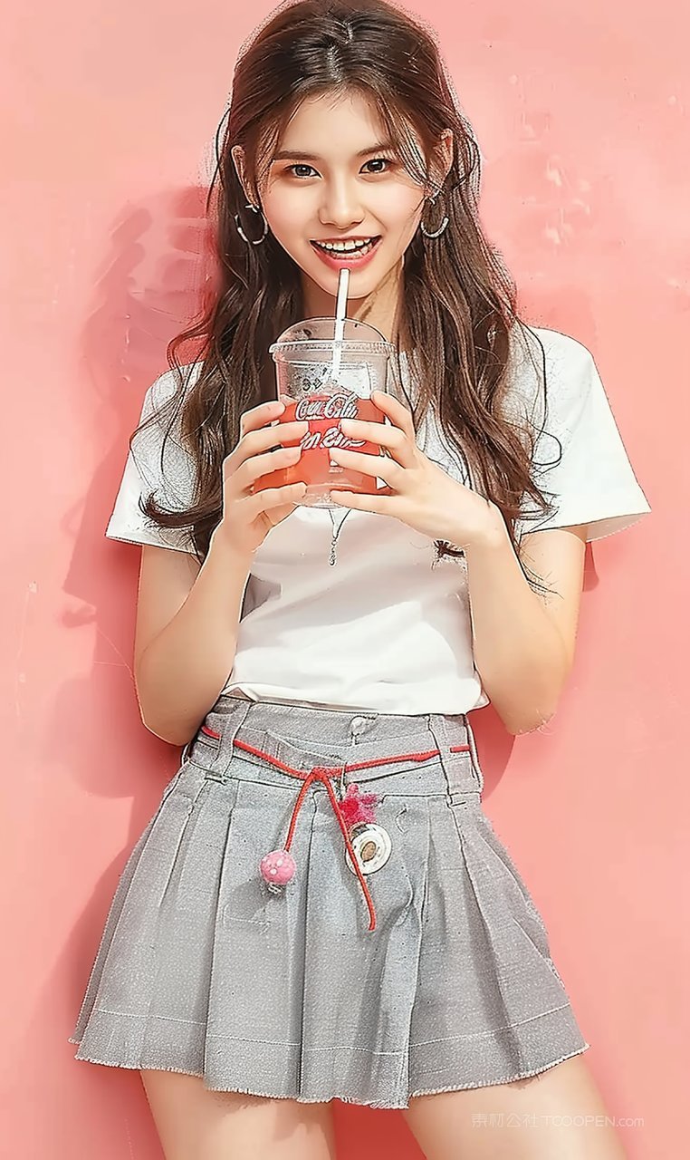 清纯迷人美白女性少女美容高清美女彩妆魅力