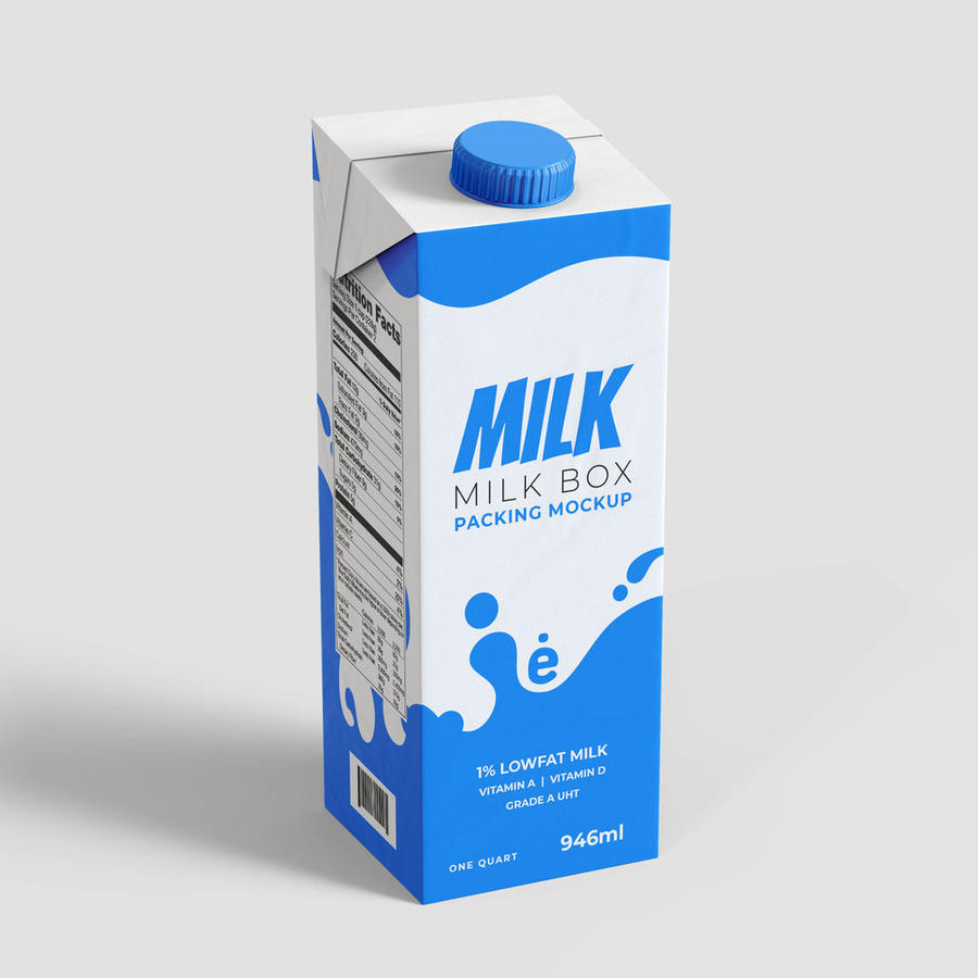 牛奶包装样机