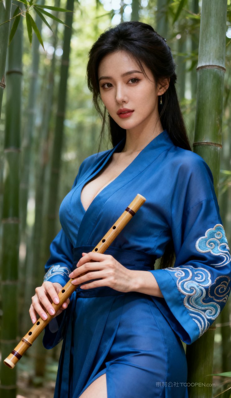 国风汉服性感妩媚古风大胸少女美女美艳