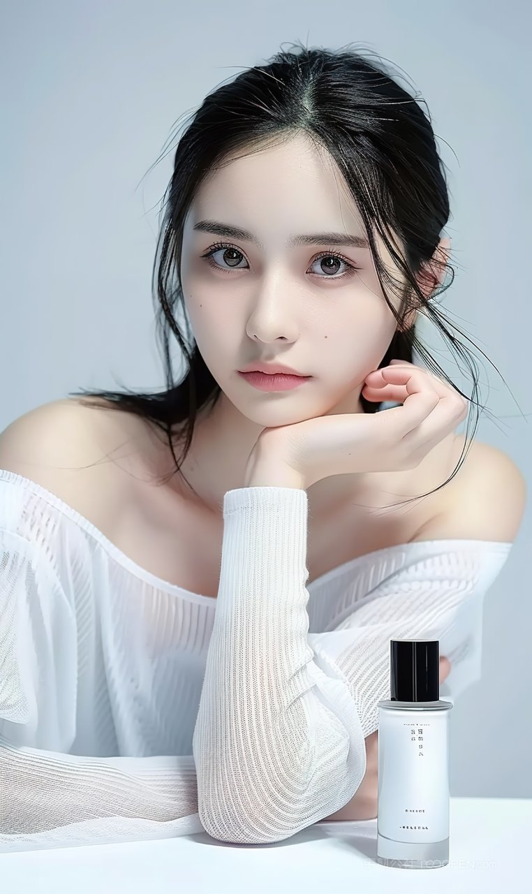 清纯美容时尚美女少女活力彩妆优美魅力