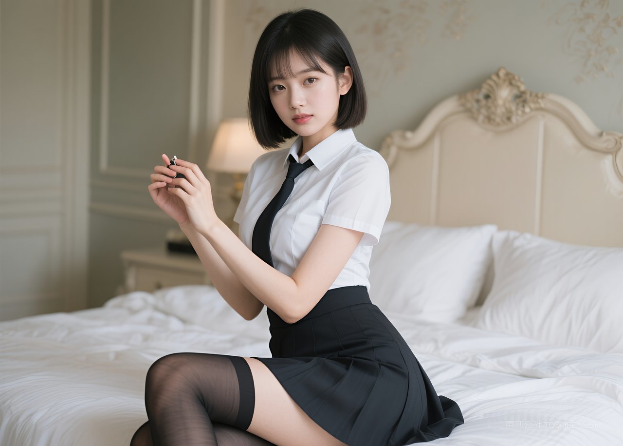 模特美腿性感丝袜美女短裙职业