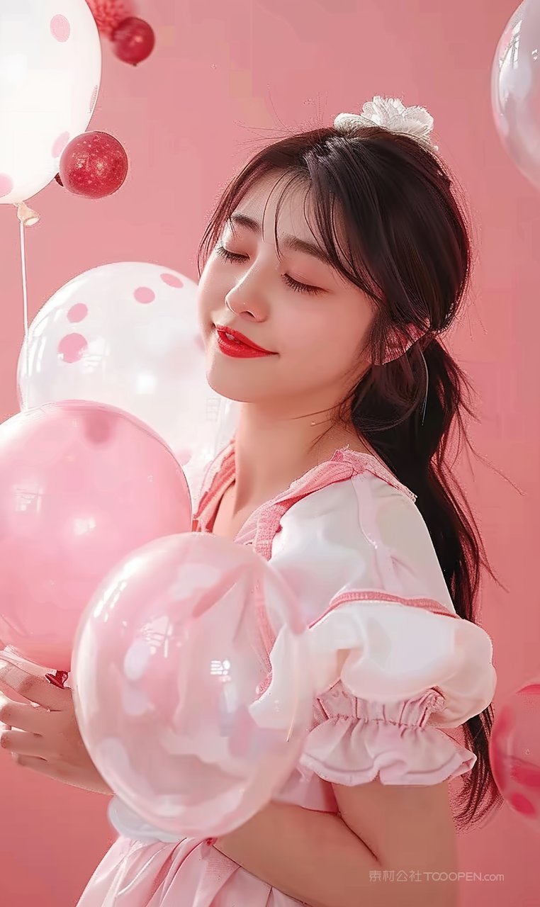 美发气质青春女性盛装活力魅力美女美容彩妆